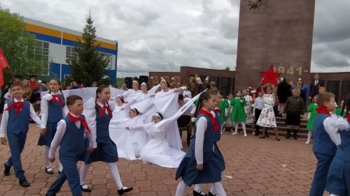 В Кайбицах встретили 80 годовщину Победы