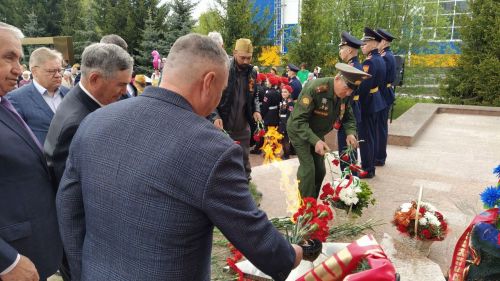 В Кайбицах встретили 80 годовщину Победы
