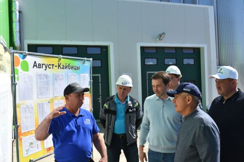 В Кайбицах побывал Раис Республики Татарстан Рустам Минниханов