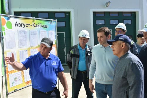 В Кайбицах побывал Раис Республики Татарстан Рустам Минниханов