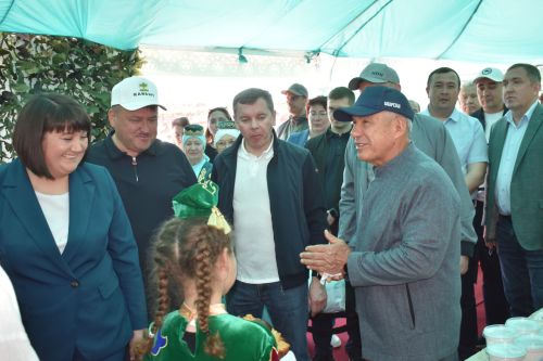 В Кайбицах побывал Раис Республики Татарстан Рустам Минниханов
