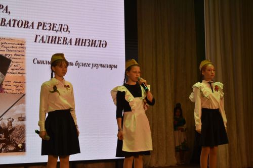 Кайбычның балалар сәнгать мәктәбе укучылары һәм укытучылары «Җиңүле яз җыры» дип исемләнгән концерт куйды