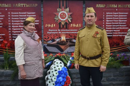 Кушкүл авылында Бөек Җиңүнең 80 еллыгына багышланган митинг үтте