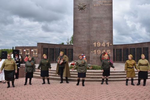 В Кайбицах встретили 80 годовщину Победы