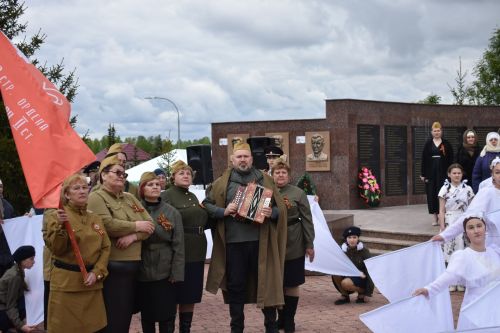 В Кайбицах встретили 80 годовщину Победы