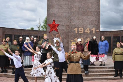 В Кайбицах встретили 80 годовщину Победы