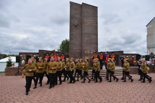 В Кайбицах встретили 80 годовщину Победы