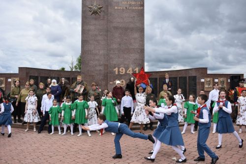 В Кайбицах встретили 80 годовщину Победы