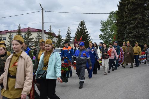 В Кайбицах встретили 80 годовщину Победы