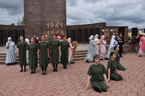 В Кайбицах встретили 80 годовщину Победы