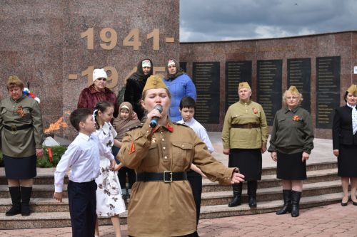 В Кайбицах встретили 80 годовщину Победы