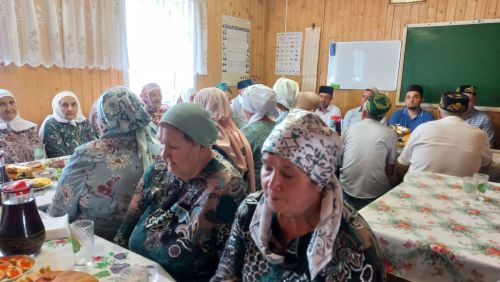Бортас авылы мәчетендә Корбан ашы узды