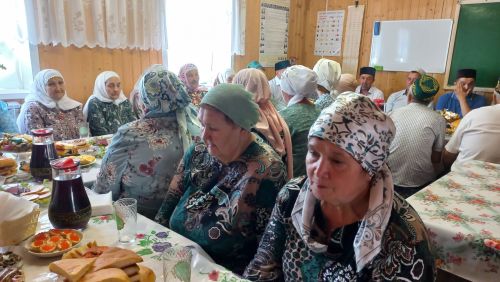 Бортас авылы мәчетендә Корбан ашы узды