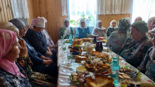 Бортас авылы мәчетендә Корбан ашы узды