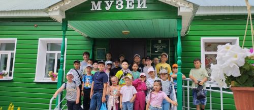 В музее Кайбицкого края прошла встреча с детьми из пришкольного лагеря «Парус» Большекайбицкой школы