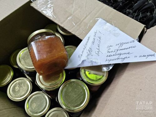 Добровольцы из Татарстана отправят бойцам СВО 450 банок с домашними консервами