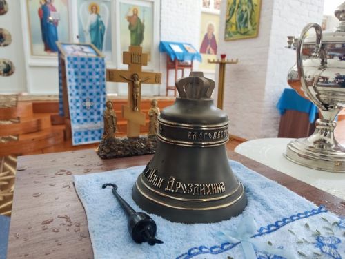 В Муратовском храме освятили новый колокол