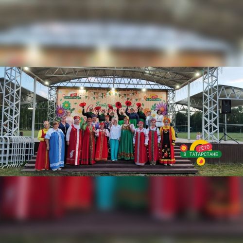 В рамках проекта «Лето в Татарстане» в парке «Дубрава» Кайбицкого района состоялся концерт «Русская песня собирает друзей»