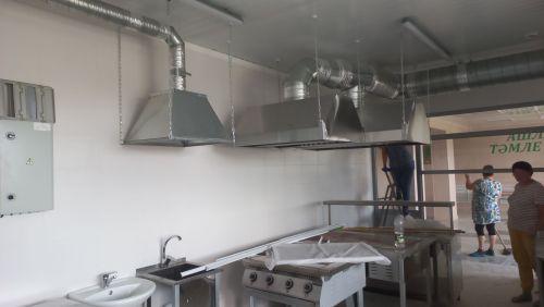 В пищеблоке Федоровской школы продолжаются ремонтные работы