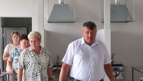 В пищеблоке Федоровской школы продолжаются ремонтные работы