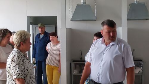 В пищеблоке Федоровской школы продолжаются ремонтные работы