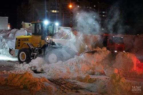 В Казани водителя грузовика накажут за сброс снега на охраняемой природной территории