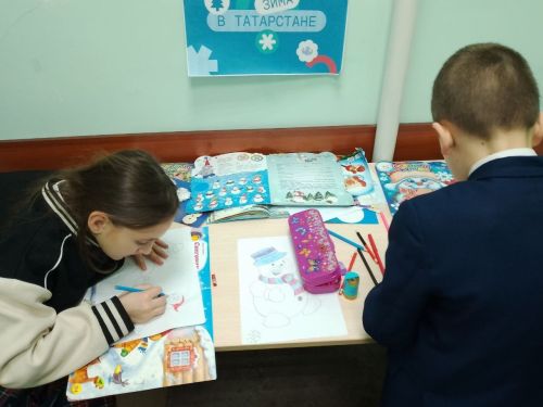 В Багаевской сельской библиотеке прошел творческий час под названием «Снеговик»