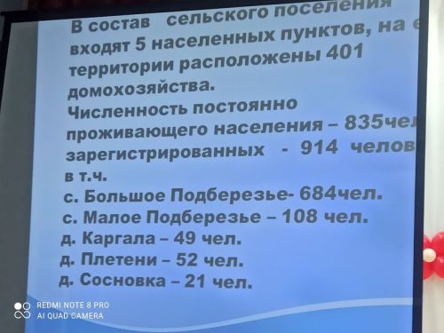 В селе Большое Подберезье состоялся сход граждан