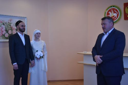 В Кайбицком отделе ЗАГС зарегистрировали первую пару наступившего года