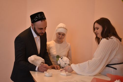 В Кайбицком отделе ЗАГС зарегистрировали первую пару наступившего года