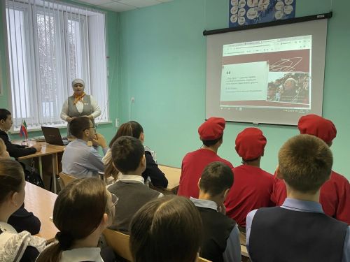 В Бурундуковской школе в память о блокаде прошел урок мужества
