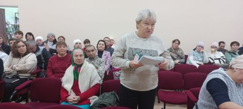 Олы Урсакта халык җыенында башкарган эшләре турында сөйләделәр