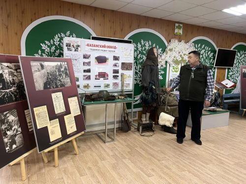 Студенческий отряд снежного десанта «Метель» из Казанского государственного института культуры и искусств с радостью посетил музей Кайбицкого края