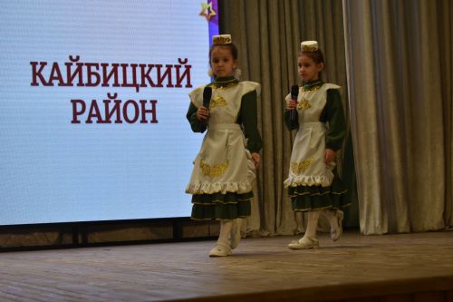 Районный тур фестиваля «Созвездие — Йолдызлык» объединил талантливых кайбицких ребят на одной сцене
