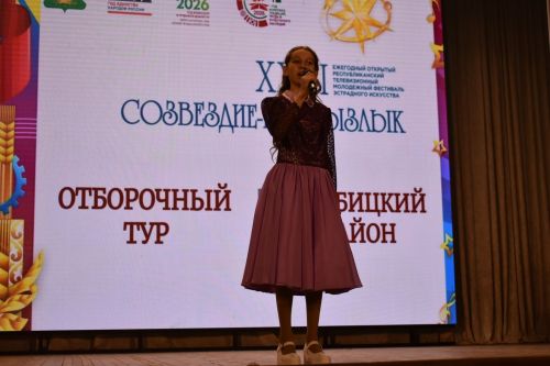 Районный тур фестиваля «Созвездие — Йолдызлык» объединил талантливых кайбицких ребят на одной сцене