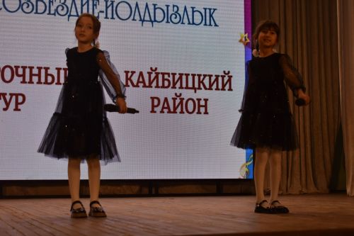Районный тур фестиваля «Созвездие — Йолдызлык» объединил талантливых кайбицких ребят на одной сцене