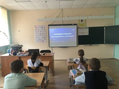 В Чутеевской школе прошёл урок на тему «Как справиться с волнением?»