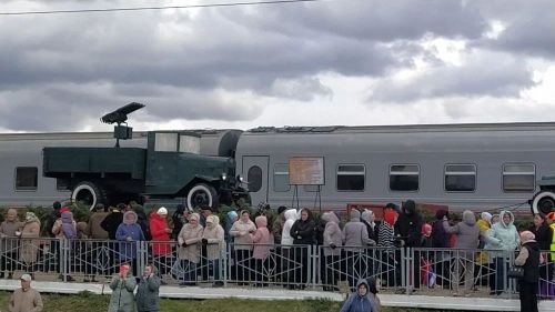 Кайбичане встретили “Поезд Победы”