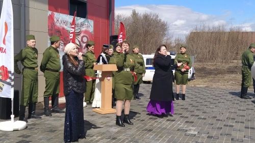 Кайбичане встретили “Поезд Победы”