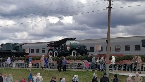 Кайбичане встретили “Поезд Победы”