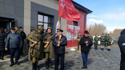 Кайбичане встретили “Поезд Победы”