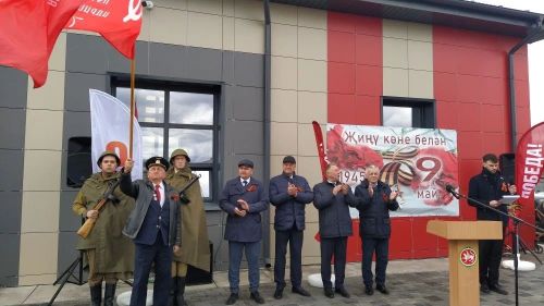 Кайбичане встретили “Поезд Победы”