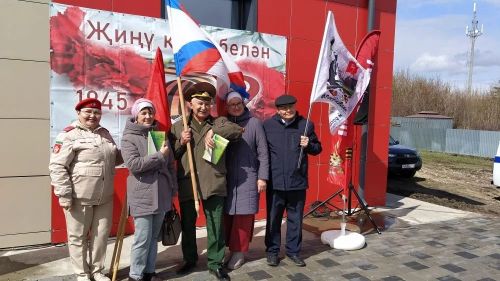 Кайбичане встретили “Поезд Победы”