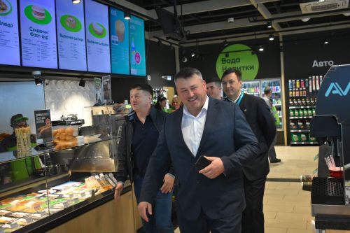 Председатель Кабмина Чувашской Республики посетил автозаправку на дороге М-12 в Кайбицком районе