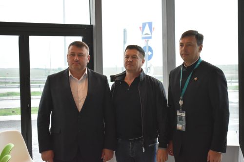 Председатель Кабмина Чувашской Республики посетил автозаправку на дороге М-12 в Кайбицком районе