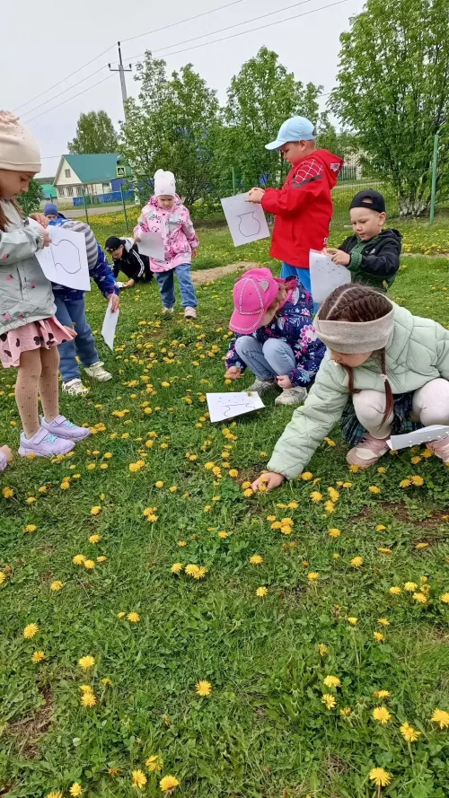 Маленькие солнышки в ладошках: День одуванчиков в детском саду «Миляшкай»