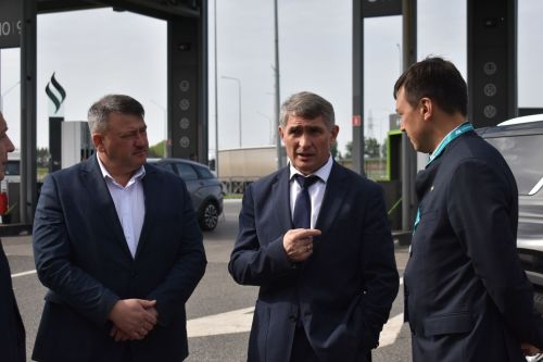 Глава Чувашской Республики посетил автозаправку на дороге М-12 в Кайбицком районе