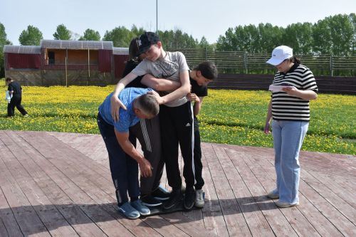 В Кайбицком парке отдыха состоялась «Семейная Зарница»