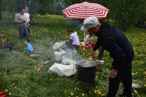 В Кайбицком парке отдыха состоялась «Семейная Зарница»