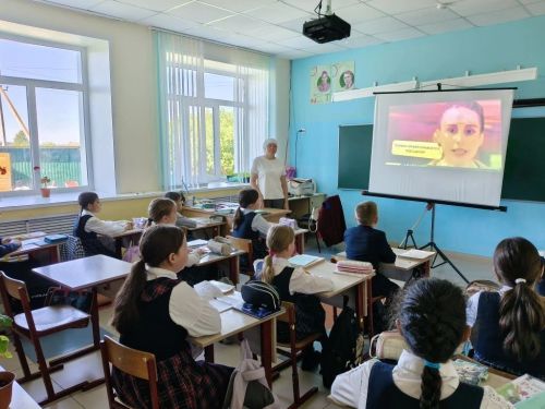 В Кушманской школе прошло итоговое занятие цикла «Разговоры о важном» за учебный год.
